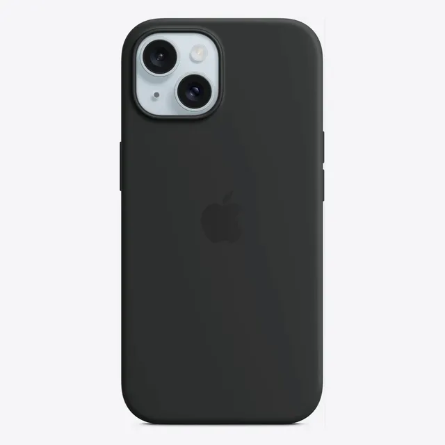 Силиконовый чехол для iPhone 15 с MagSafe