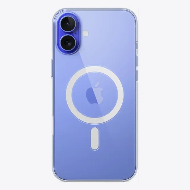 Прозрачный чехол для iPhone 16 Plus с MagSafe